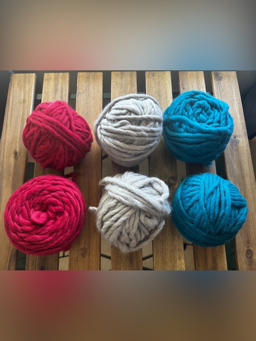 Blue Sky Bulky Yarn Alpaca/Wool Blend Gauge 2 90g/each - Lot Of 6